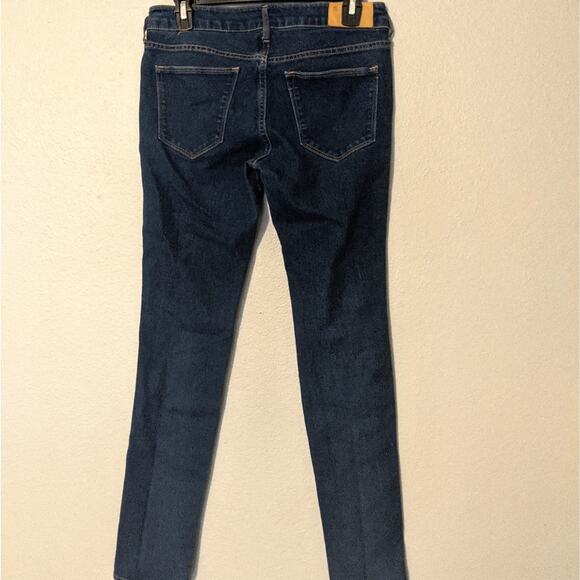 &Denim Dark wash Skinny Jeans Low rise - Picture 2 of 2